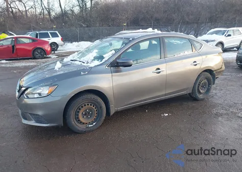 2017 Nissan Sentra S z USA, uszkodzony, nr VIN 3N1AB7AP8HY214449